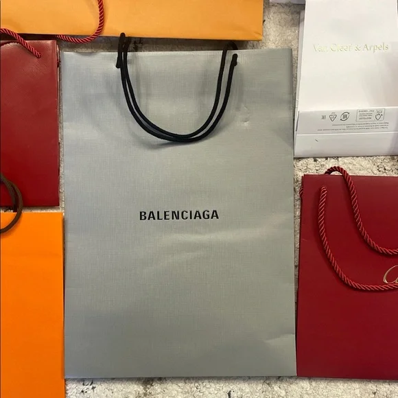 MULTIPLE DESIGNER BAGS . Luxury Designer Shopping Bags Collection